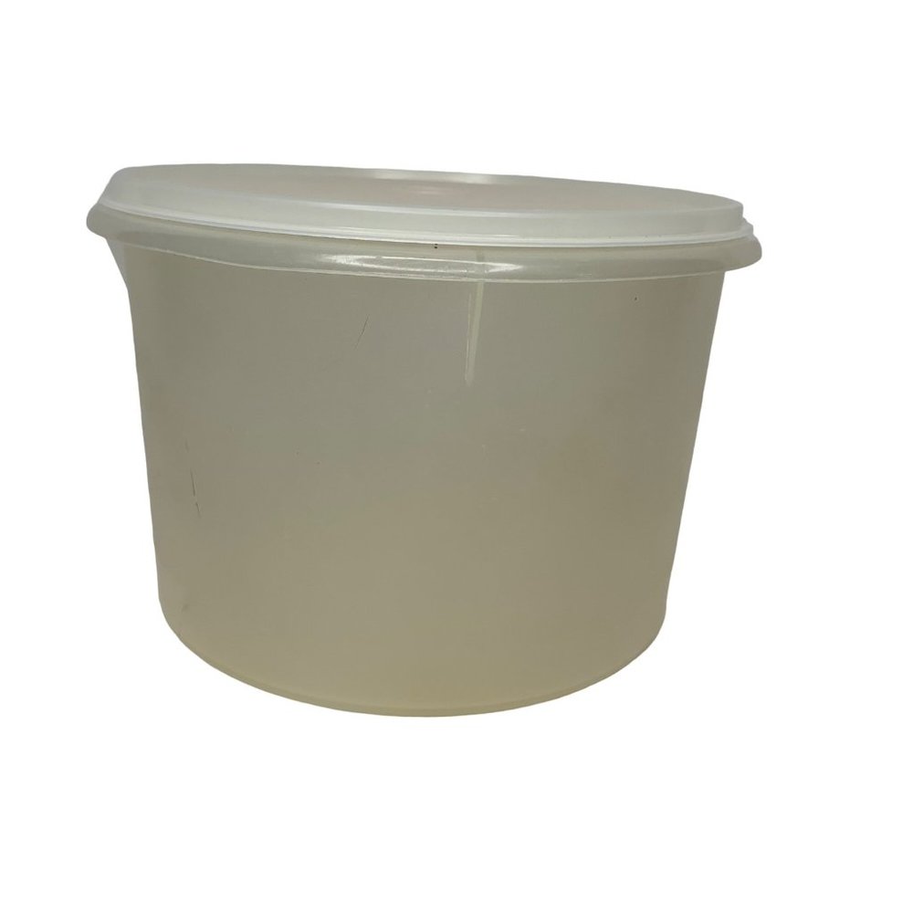 Vintage Tupperware Opaque Storage Container #266-12 and Lid #229-23 Kitchen